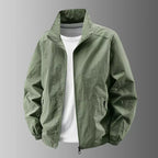 Men's Ultra-Lightweight Urban Windbreaker with Stand-Up Collar, Two-Way Zipper and Elastic Cuffs Fashion Glam
