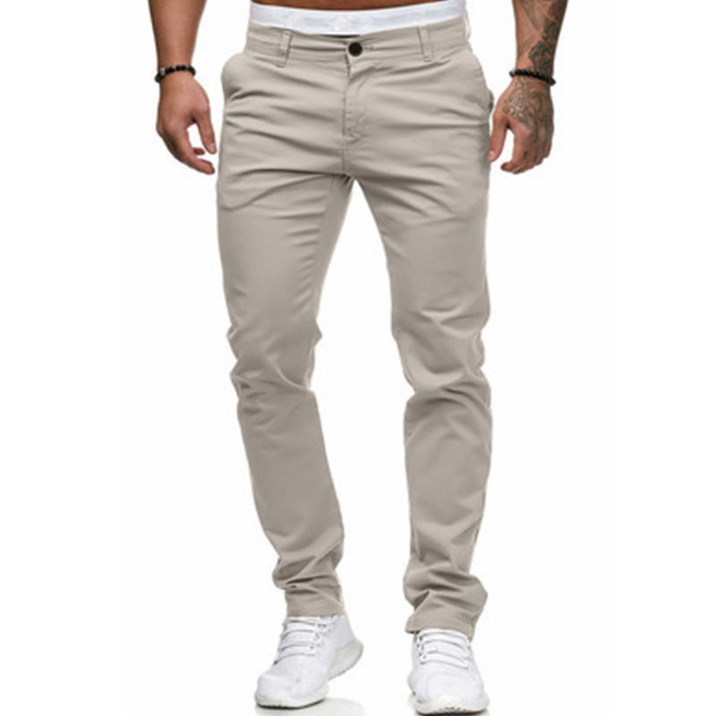 Men's tailored Slim-Fit Chino pants Fashion Glam