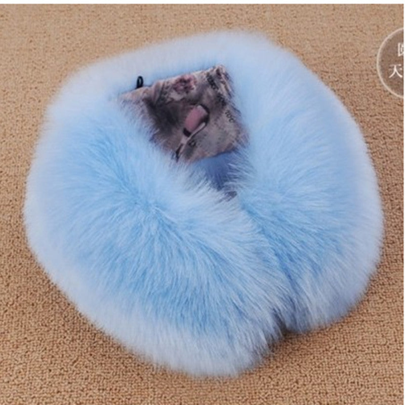 Women's High-Pile Loop Scarf made of Faux Fur with Soft Lining Fashion Glam