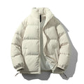 Unisex Padded Quilted Transitional Jacket with High Collar and Adjustable Hem Fashion Glam