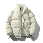 Unisex Padded Quilted Transitional Jacket with High Collar and Adjustable Hem Fashion Glam
