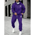 Men's tracksuit with modern graphic design and practical pockets Fashion Glam