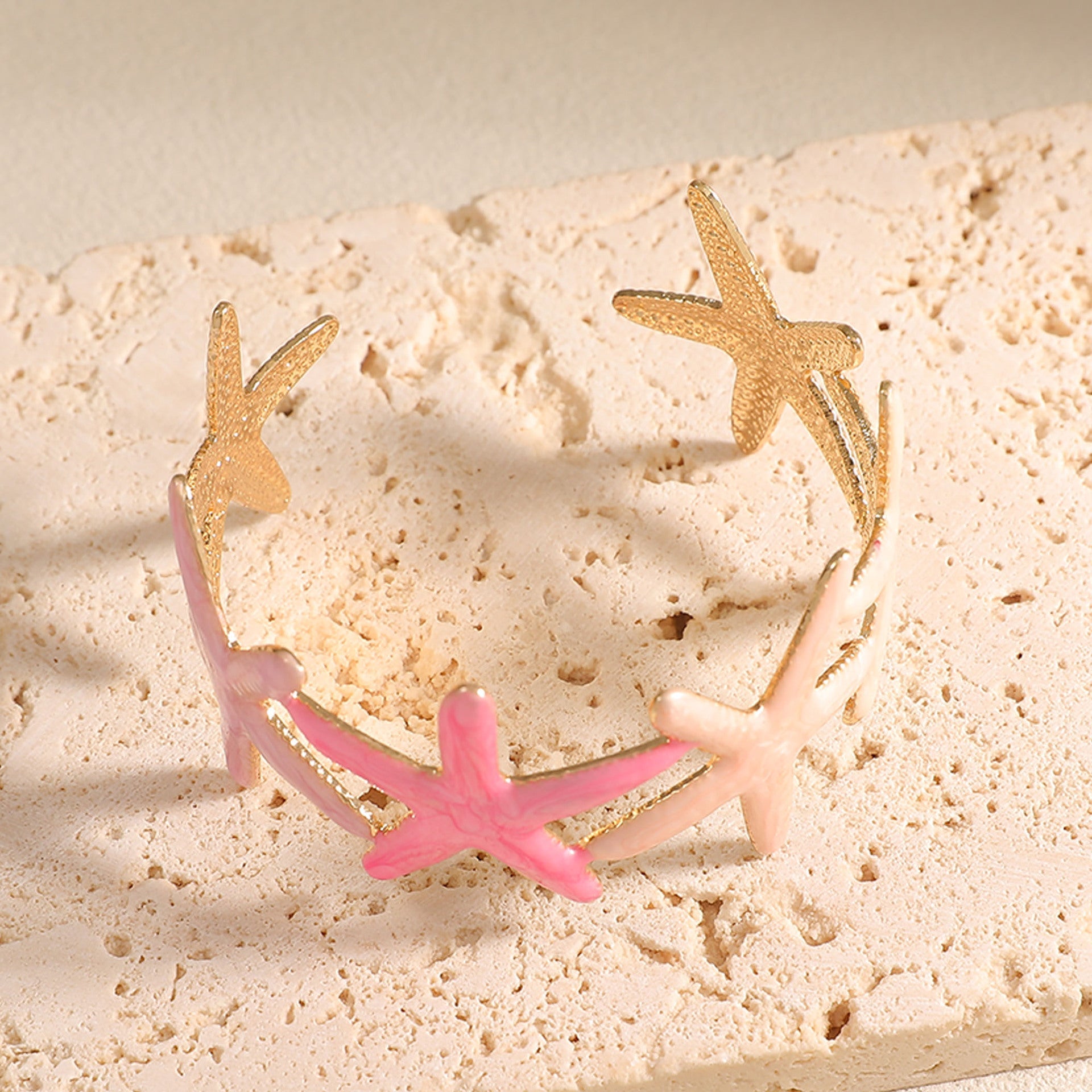Ladies bracelet with intricate starfish design Fashion Glam