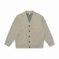 Unisex Oversize Knit Cardigan with V-neck, full button placket and patch side pockets Fashion Glam