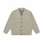 Unisex Oversize Knit Cardigan with V-neck, full button placket and patch side pockets Fashion Glam