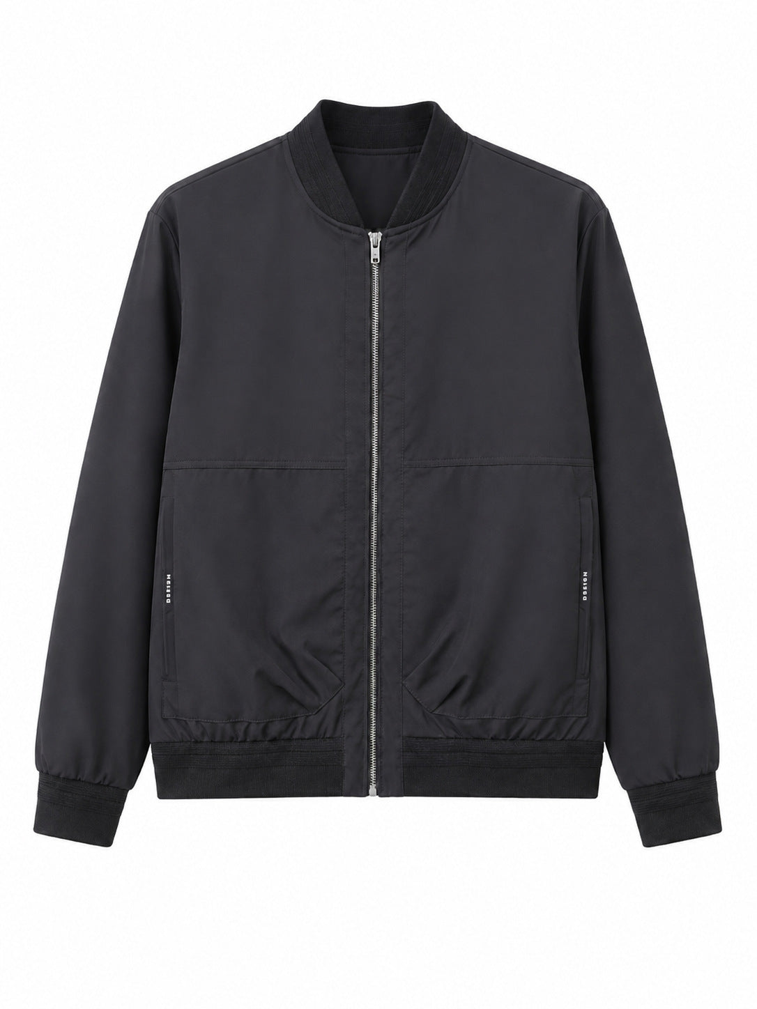 Men's Urban lightweight bomber with full-length zipper and ribbed cuffs Fashion Glam
