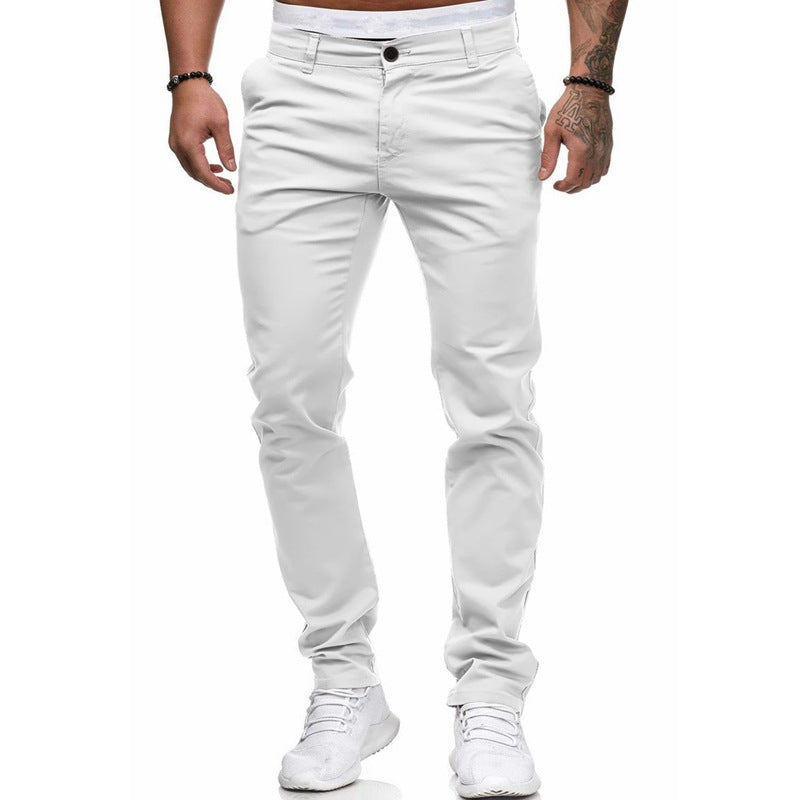 Men's tailored Slim-Fit Chino pants Fashion Glam