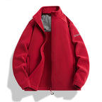Men's fleece jacket with stand-up collar, wind-resistant microfleece and zippered pockets Fashion Glam