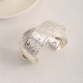 Ladies Open Bangle with Artistic Fold Design Fashion Glam