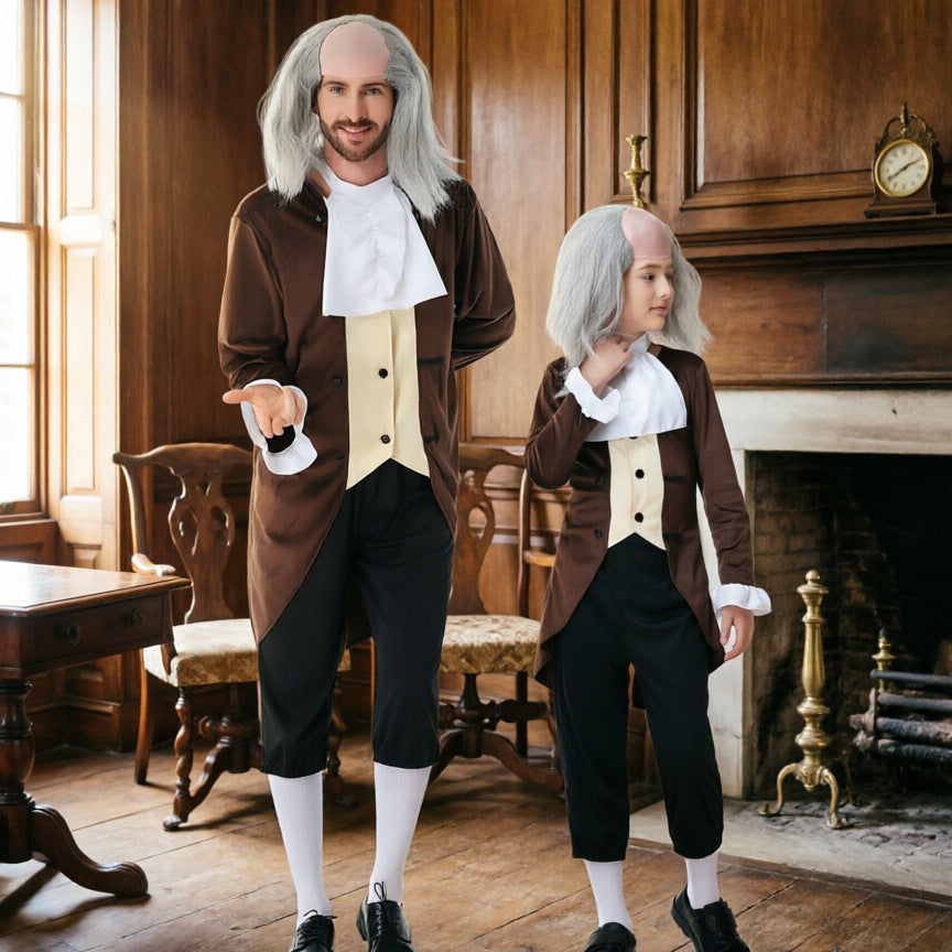 Men's historical costume with elegant tailcoat and baggy trousers Fashion Glam