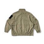 Unisex Oversize Utility Jacket with multifunctional pockets, high stand-up collar, and elastic hem Fashion Glam