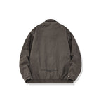 Men's canvas bomber jacket in vintage look with raglan sleeves and elastic hem Fashion Glam