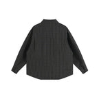 Unisex Oversize Shirt Jacket with boxy cut, shirt collar and patch breast pocket Fashion Glam