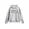 Unisex Oversize Hoodie made of cotton blend with kangaroo pocket and statement print Fashion Glam