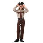 Boys Police Costume with Accessories Fashion Glam