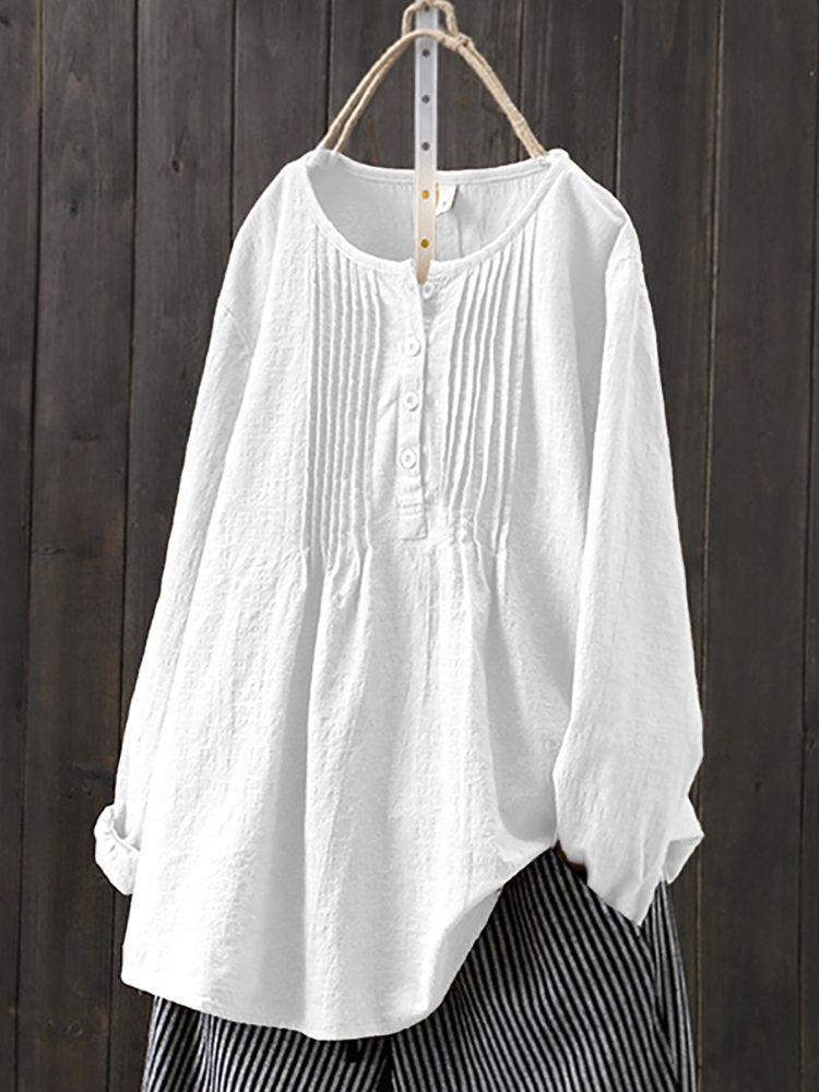 AGNES - ELEGANT COTTON BLOUSE