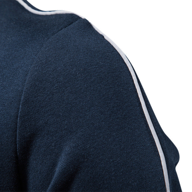 Men's sweatshirt jacket with high collar and full zip Fashion Glam