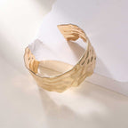 Ladies Open Cuff Bracelet with Artistic, Organic Design Fashion Glam