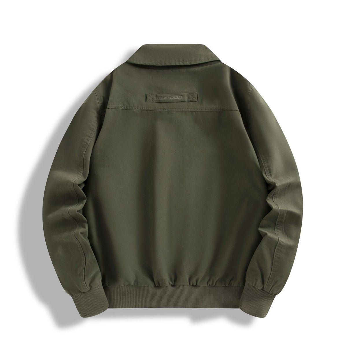 Men's Classic Field Bomber Jacket with Two-Way Zipper and Flap Pockets Fashion Glam