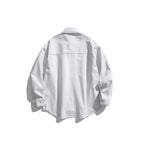 Unisex Oversize Denim Shirt Jacket in Vintage Look Fashion Glam