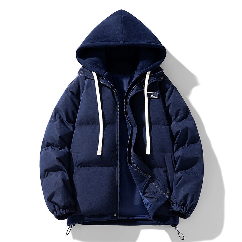 Women's quilted hooded jacket with soft teddy fleece lining, adjustable hem, and elastic cuffs Fashion Glam