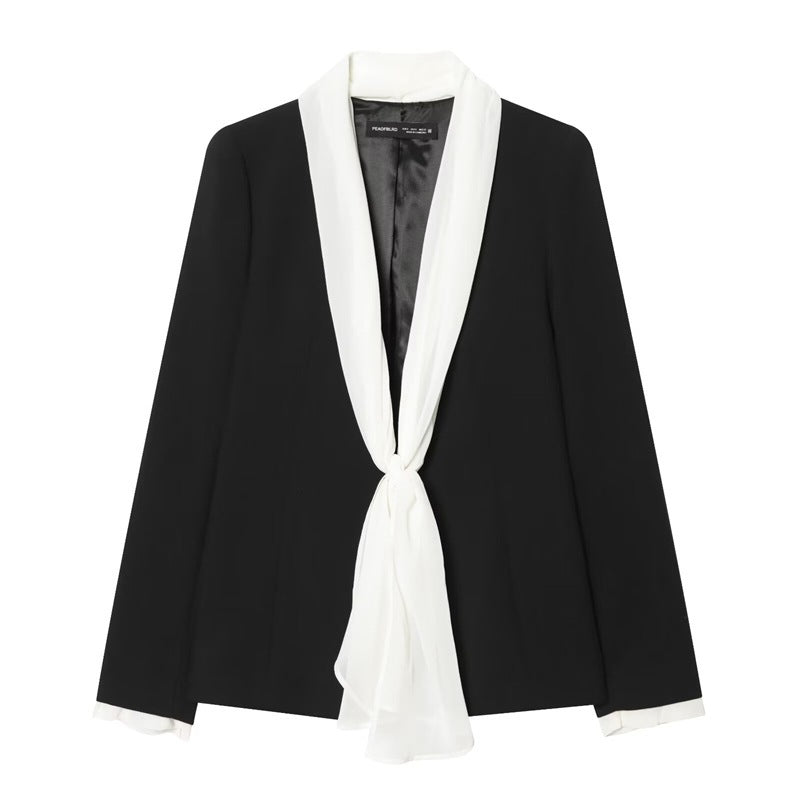 Women's elegant high-waisted wide-leg suit pants with crease Fashion Glam