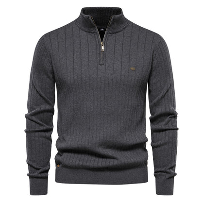 LUCIEN - ELEGANT QUARTER ZIP JUMPER