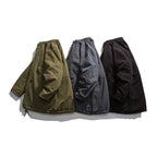 Men's Insulated Parka Jacket in Oversized Cut with Sherpa Lining and Drawstring Hem Fashion Glam
