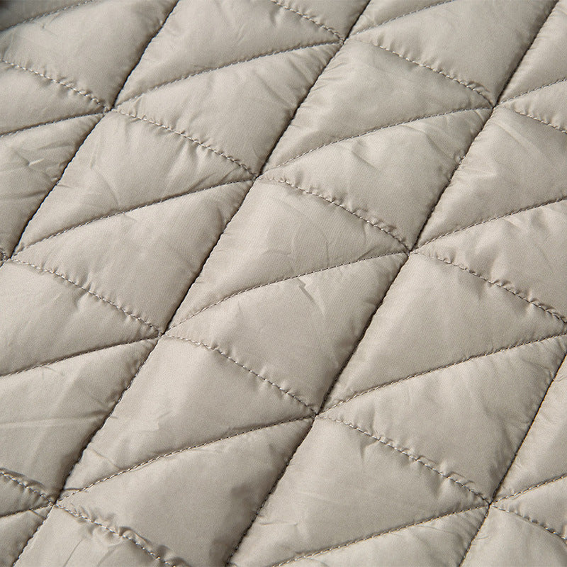 Men's Structured Bomber Jacket with Waffle Knit, Lightly Lined and Snap Placket Fashion Glam