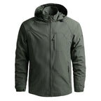 Men's Tactical-Urban Transitional Jacket with Hood, Mesh Lining and Concealed Zipper Pockets Fashion Glam