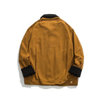 Unisex Boxy-Workwear-Jacket made of canvas with cord collar, zipper and applied flap pockets Fashion Glam