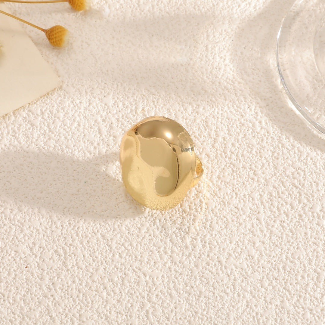 Ladies Open Cuff Bracelet with Elegant, Curved Design Fashion Glam