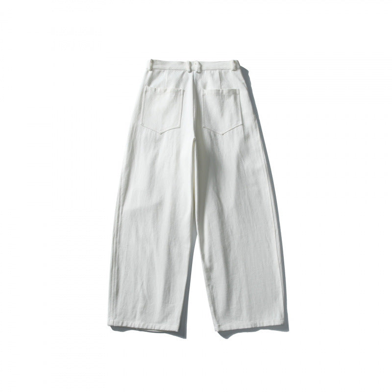 Women wide high-waisted culottes with pleats and side pockets Fashion Glam