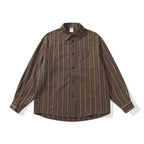Unisex Lockeres Oversize Shirt made of linen blend with fine waffle texture and breast pocket Fashion Glam