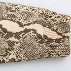 Ladies Oversize Bomber Jacket with Snake Print and Elastic Hem Fashion Glam
