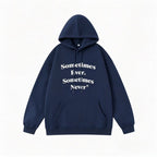 Unisex Oversize Hoodie with Statement Print and Kangaroo Pocket Fashion Glam