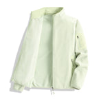 Men's fleece jacket with stand-up collar and softshell inserts Fashion Glam