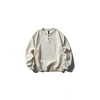 Unisex Waffle Knit Henley Sweatshirt in Oversize Cut with Button Placket Fashion Glam