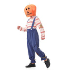 Children's Costume as Pumpkin Farmer Fashion Glam