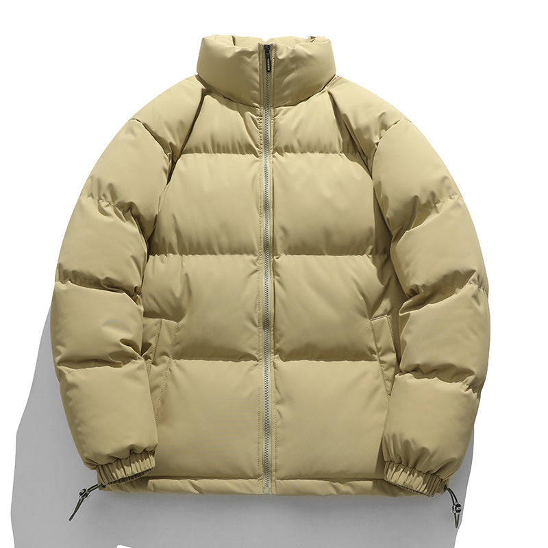 Unisex Padded Quilted Transitional Jacket with High Collar and Adjustable Hem Fashion Glam