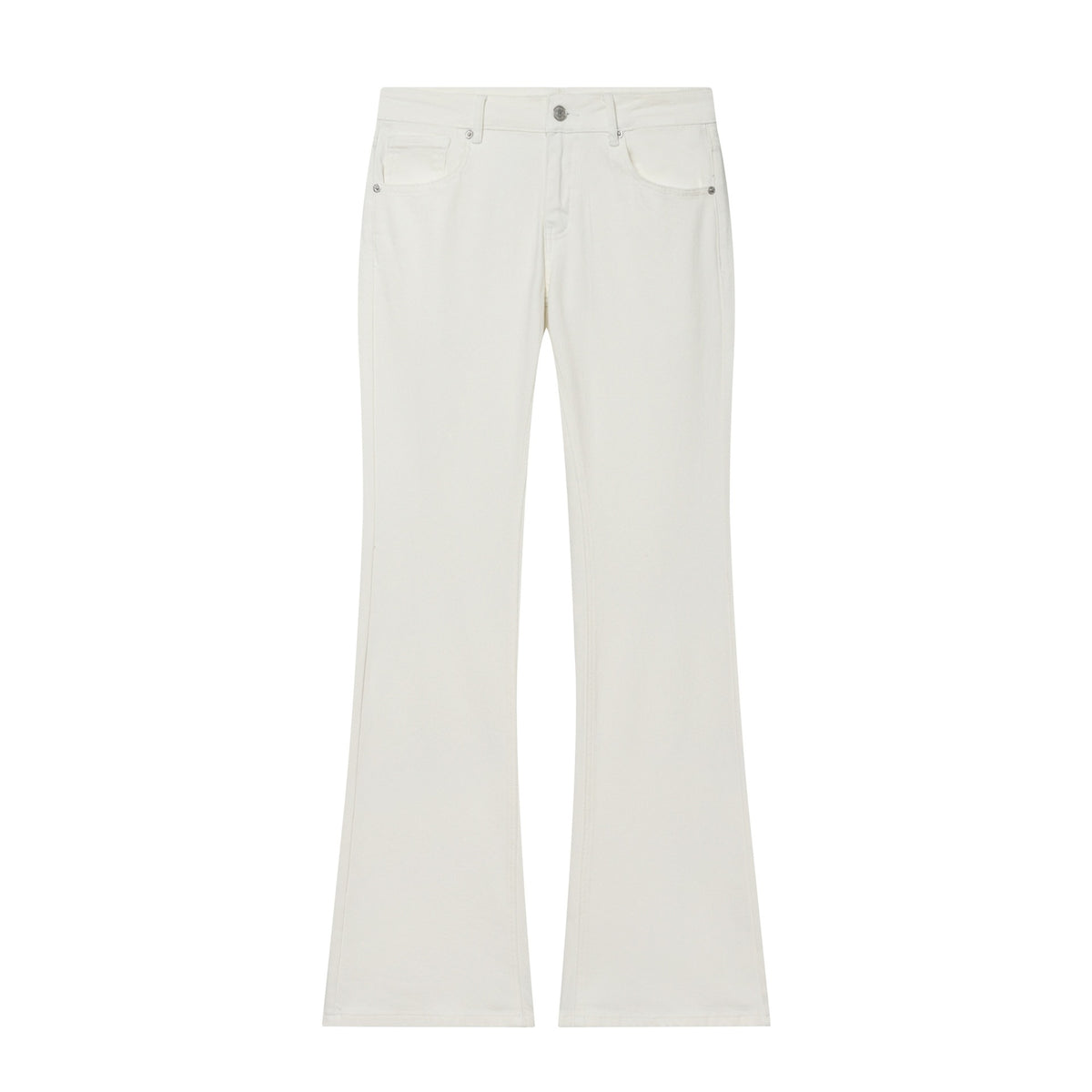 Women's High-Waisted Flared Jeans with Kickflare and Five-Pocket Cut Fashion Glam