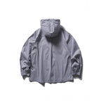 Unisex Loose-fitting hooded overshirt made of cotton blend with check pattern and breast pockets Fashion Glam