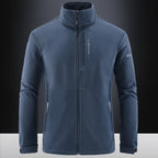 Men's Technical Softshell Jacket with windproof shell, high collar and zip pockets Fashion Glam
