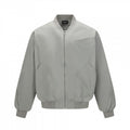 Unisex Boxy-Bomber jacket with full zip, ribbed hem and chest welt pocket Fashion Glam