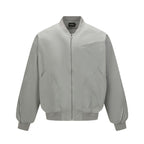 Unisex Boxy-Bomber jacket with full zip, ribbed hem and chest welt pocket Fashion Glam