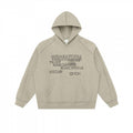 Unisex Oversize Hoodie with typographic Mirror Print, kangaroo pocket and raglan sleeves Fashion Glam