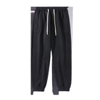 Men Comfortable Athletic Jogging Pants with Drawstring and Elastic Ankle Cuffs Fashion Glam