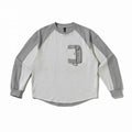 Unisex Oversize Sweatshirt with raglan sleeves, two-tone inserts and utility chest pocket Fashion Glam