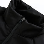 Men's lightweight padded functional vest with stand-up collar and stretch side inserts Fashion Glam