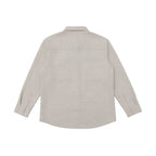 Unisex Overshirt made of structured knit blend with patch flap pockets Fashion Glam